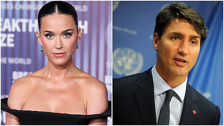 Хванаха Кейти Пери и Джъстин Трюдо да се целуват страстно на яхта